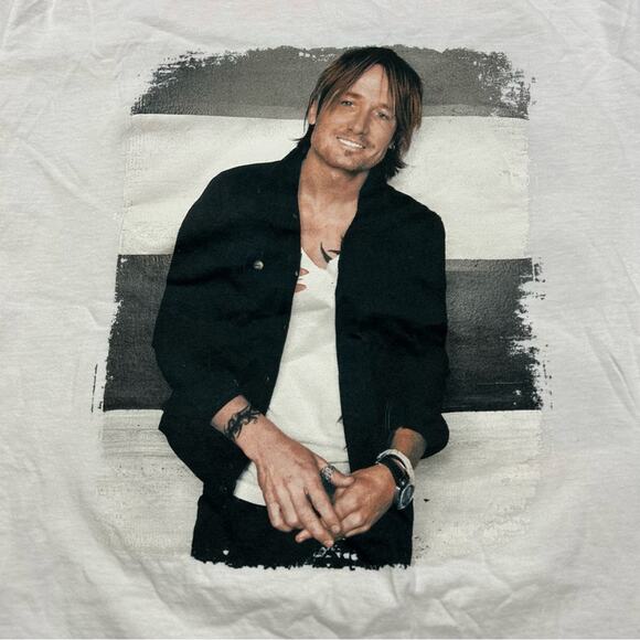 NWOT Keith Urban Ripcord 2016 World Tour Concert Ringer tee Medium - Picture 6 of 6
